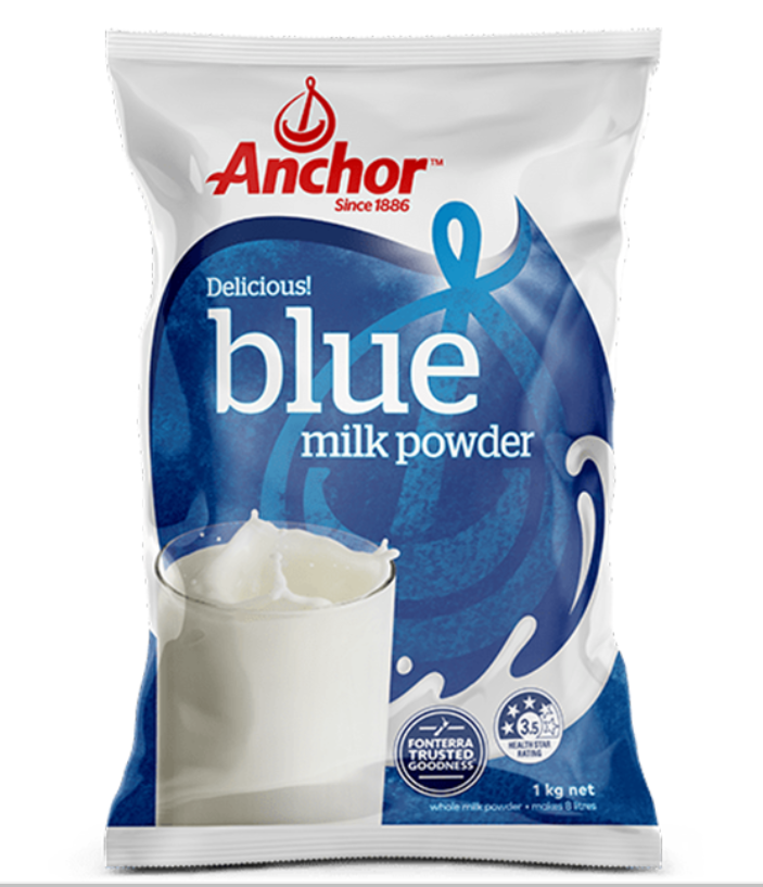 Anchor Full cream 安佳全脂成人奶粉 1kg Anchor Full cream 安佳全脂成人奶粉 1kg