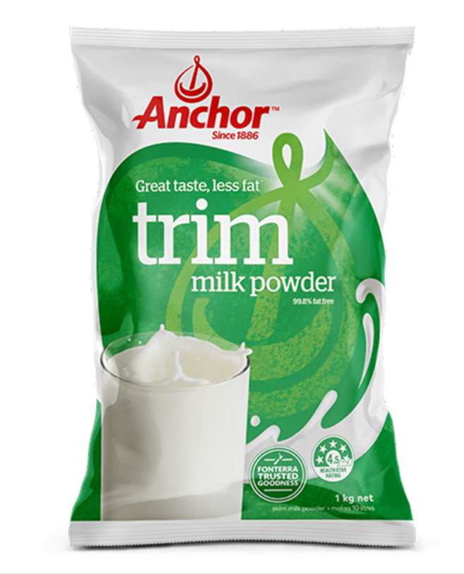 Anchor Trim Milk 安佳脫脂成人奶粉 1kg Anchor Trim Milk 安佳脫脂成人奶粉 1kg